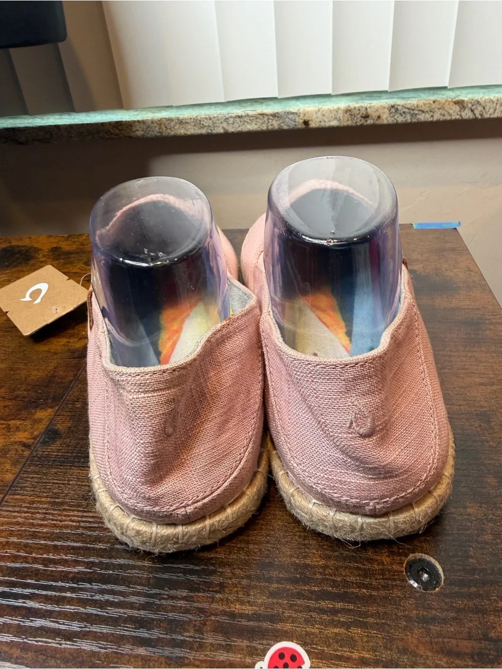 Olukai  Women Pa'a Kapa Espadrille Linen Slip On Rose Pink Size W11 NEW